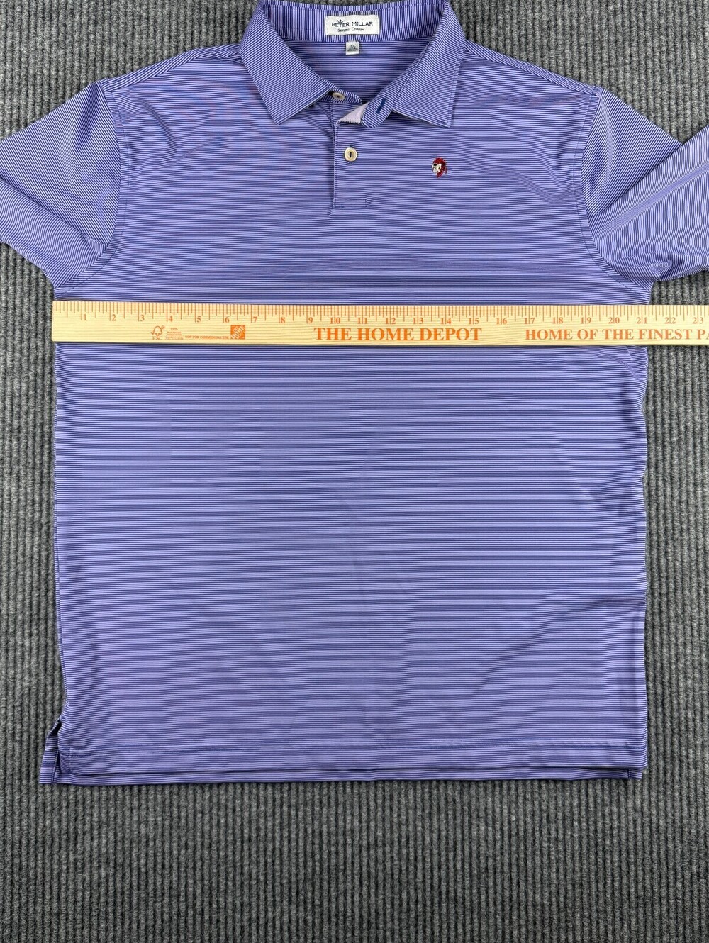 Peter Millar Summer Comfort Golf Polo Youth XL Short Sleeve Gasparilla Golf Club - Picture 5 of 9